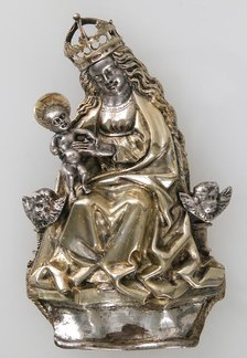 Badge with the Virgin and Child, German, ca. 1500. Creator: Unknown.