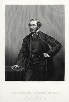 Sir Hugh Mac-Calmont Cairns, British statesman, c1880. Artist: DJ Pound
