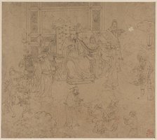 Album of Daoist and Buddhist Themes: Kings of Hells: Leaf 36, 1200s. Creator: Unknown.