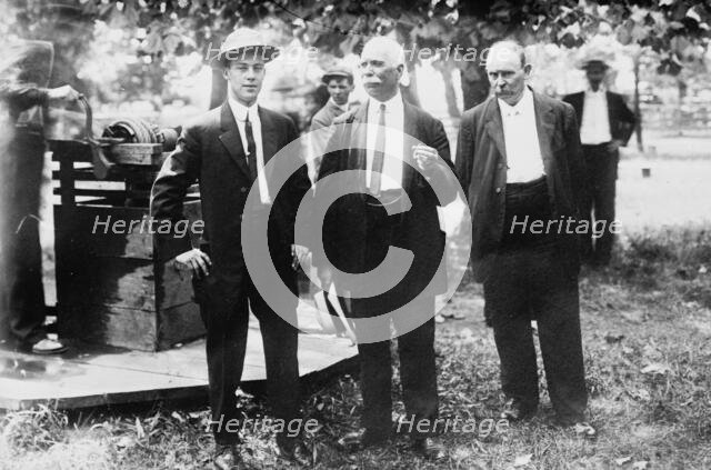 Paul Beattie; Sgt. Wren; Magistrate Jacobs, between c1910 and c1915. Creator: Bain News Service.