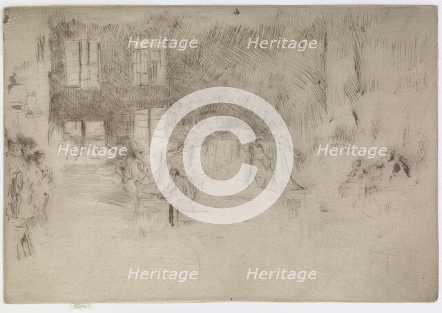 Murano-Glass Furnace, 1879-1880. Creator: James Abbott McNeill Whistler.