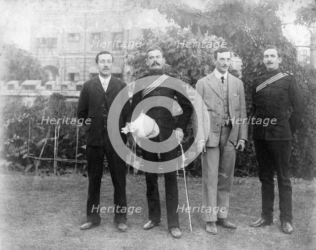 Europeans, Alipore, India, 1905-1906. Artist: FL Peters