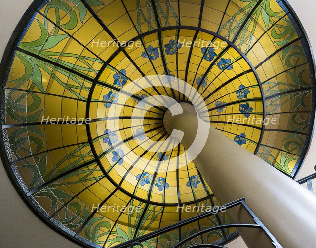 La Porteuse d'Eau, Saint-Gilles, Brussels, Belgium, (1904), c2014-c2017. Artist: Alan John Ainsworth.