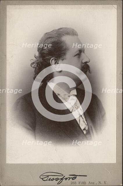 Portrait of pianist and composer Alfred Reisenauer (1863-1907). Creator: Photo studio Gessford, NY  .