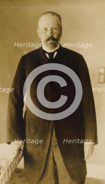 Serge Witte in his room at the Wentworth Hotel, Portsmouth, 1905. Creator: Unknown.