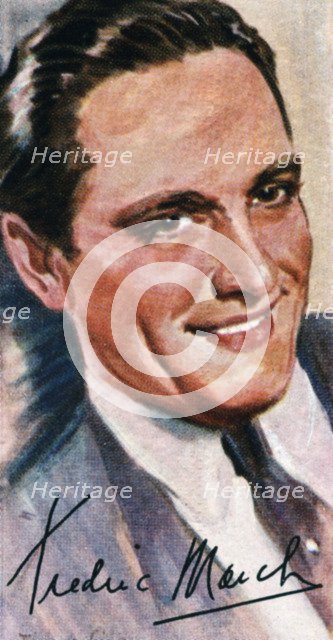 Fredric March, (1897-1975), two time Academy Award winning American actor, 20th century. Artist: Unknown