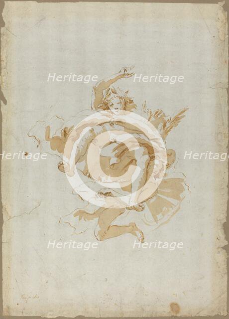 Drawing for a Ceiling Fresco. Creator: Giovanni Battista Tiepolo.