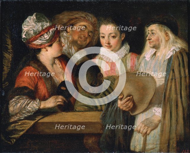 'Actors of the Comédie Française', 1711-1712.  Artist: Jean-Antoine Watteau