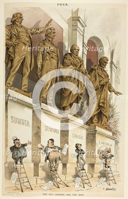 The Old Leaders and the New, n.d. Creator: Joseph Keppler.