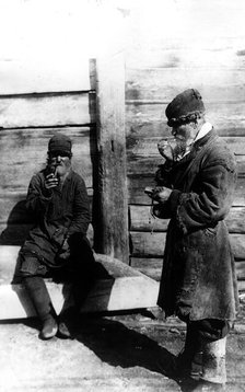 Peasants - chaldons of the city of Krasnoyarsk, 1880. Creator: Unknown.