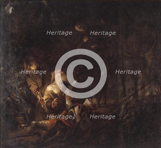 Prince Sven's body is found, 1624-1670. Creator: Karel van Mander III.