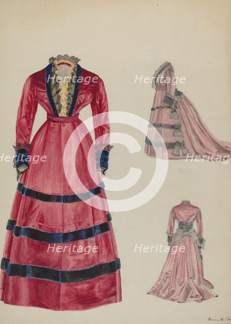 Dress, c. 1937. Creator: Lucien Verbeke.