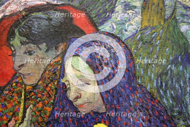 'Memory of the Garden at Etten (Ladies of Arles)', 1888. Artist: Vincent van Gogh