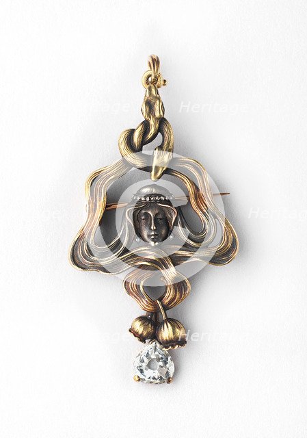 Pendant-Brooch, Between 1899 and 1908. Artist: Russian Master, Factory Fabergé  