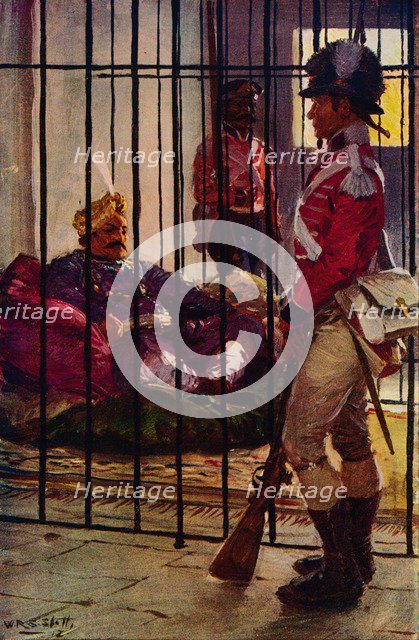 'Wazir Ali in Prison', c1799 (c1912). Artist: Unknown.