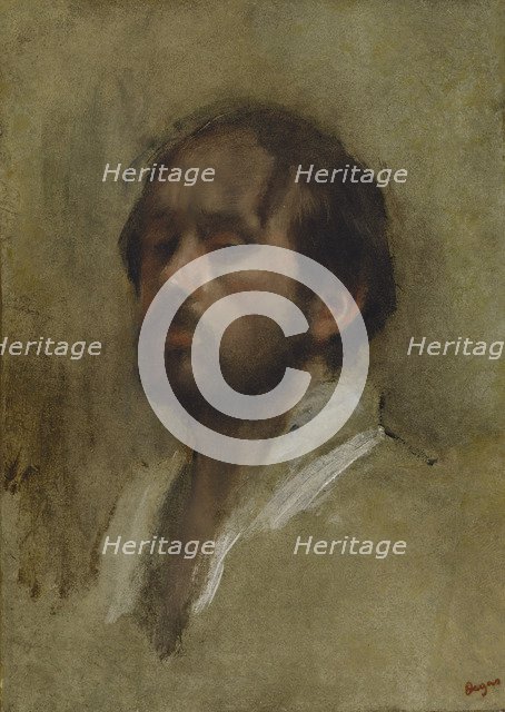Self-Portrait. Artist: Degas, Edgar (1834-1917)