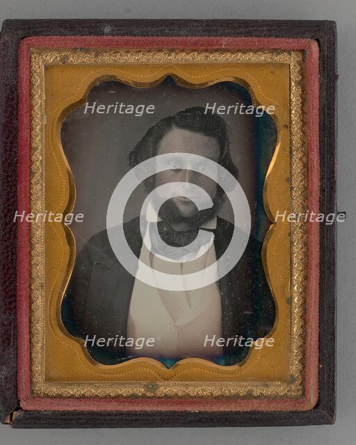 Untitled (Portrait of a Man), 1856. Creator: Unknown.