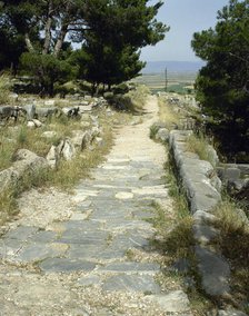 Theatre Street, Priene, Ionia, Anatolia, Turkey, 1999. Creator: Unknown.