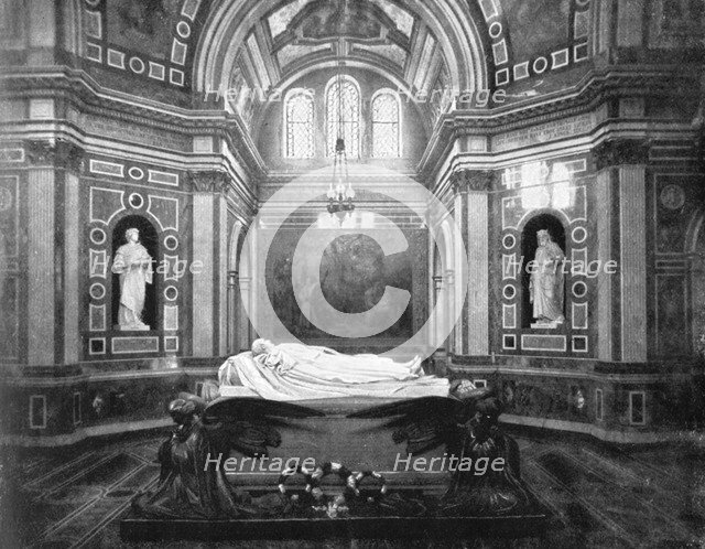 The royal mausoleum, Frogmore, 1901.Artist: HN King