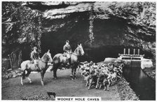 Wookey Hole caves, 1936. Artist: Unknown