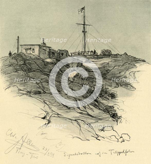 Signalling station, Tsingtao, China, 1898. Creator: Christian Wilhelm Allers.