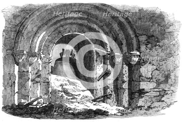 Illustration of the Great Fire at Enschede, by our special artist: doorway of the..., 1862. Creator: Unknown.
