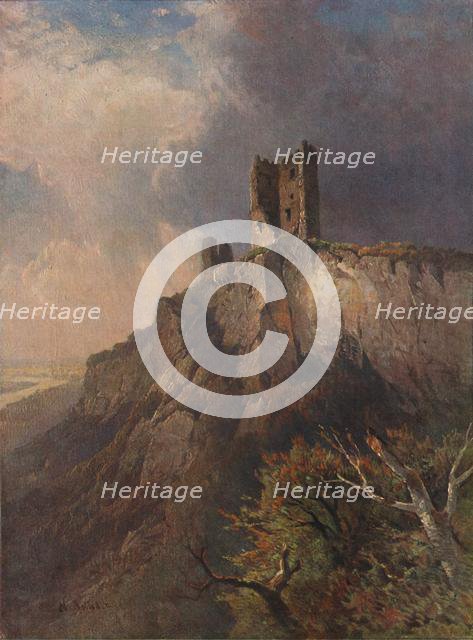 'Der Drachenfels', 1923. Creator: Nikolai of Astudin.