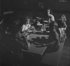 Possibly: A child care center, opened September 15, 1942..., New Britain, Connecticut, 1943. Creator: Gordon Parks.