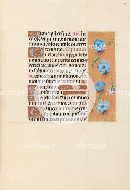 Hours of Queen Isabella the Catholic, Queen of Spain: Fol. 139r, c. 1500. Creator: Master of the First Prayerbook of Maximillian (Flemish, c. 1444-1519); Associates, and.