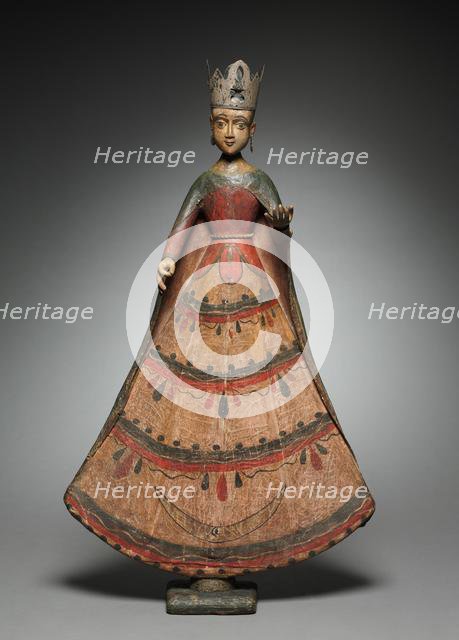 Santos: Virgin Crowned, 1800s. Creator: Unknown.