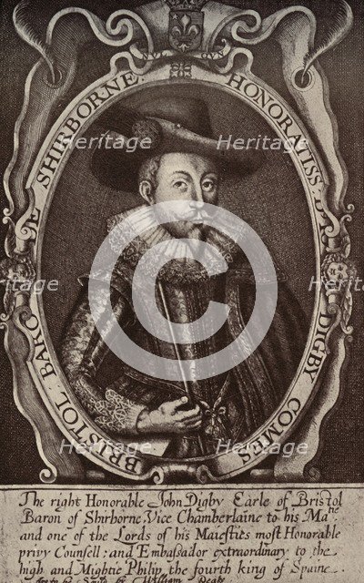 'John Digby, First Earl of Bristol', early 17th century, (1911). Artist: Renold Elstrack.