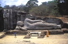 Reclining Buddha, Gal Vihare, Sri Lanka. Artist: Unknown