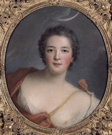 Portrait of the Marquise de Flavacourt, in silence. Creator: Ecole Francaise.