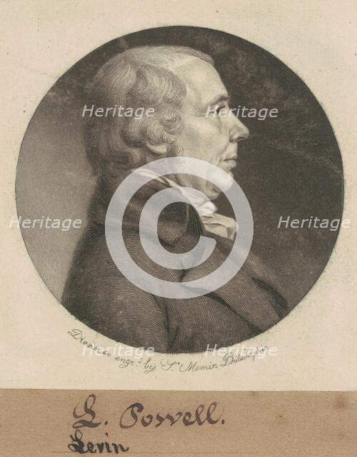 Leven Powell, 1800. Creator: Charles Balthazar Julien Févret de Saint-Mémin.