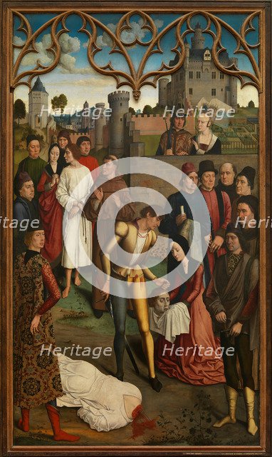 The Justice of Emperor Otto III: Beheading of the Innocent Count, 1471-1475. Artist: Bouts, Dirk (1410/20-1475)