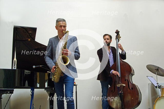 Darius Brubeck Quartet, NJA Fundraiser, Loughton Methodist Church, Essex, Sep 2021. Creator: Brian O'Connor.