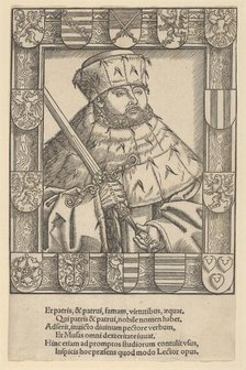 Copy of John Frederic the Magnanimous, in Electoral Robes. Creators: Lucas Cranach the Younger, Workshop of Lucas Cranach the Younger.