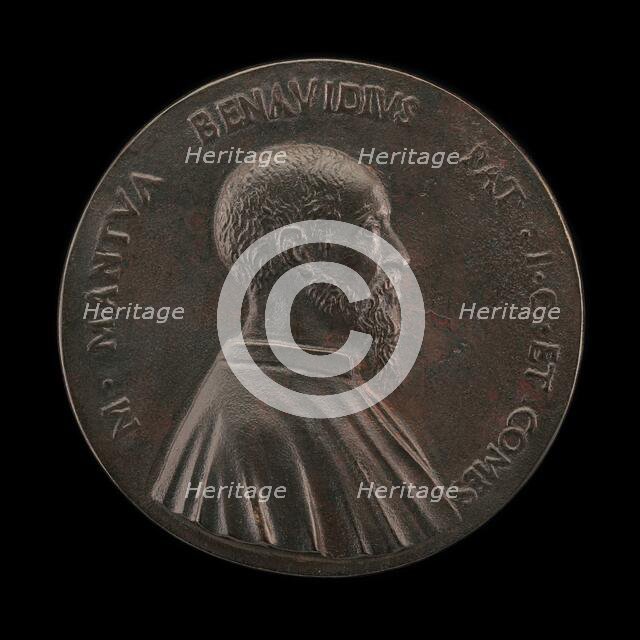 Marco Mantova Benavides, 1489-1582, Lawyer and Collector [obverse]. Creator: Martino da Bergamo.