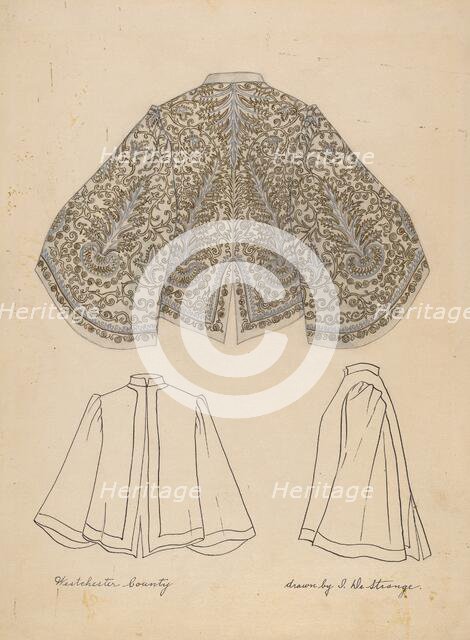 Embroidered Jacket, 1935/1942. Creator: Isabelle De Strange.