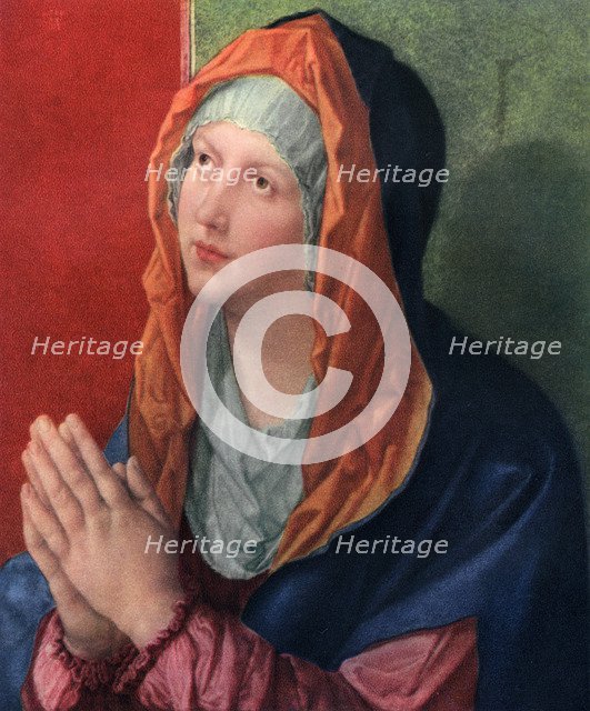 'Praying Mary', 1518, (1936). Artist: Albrecht Dürer