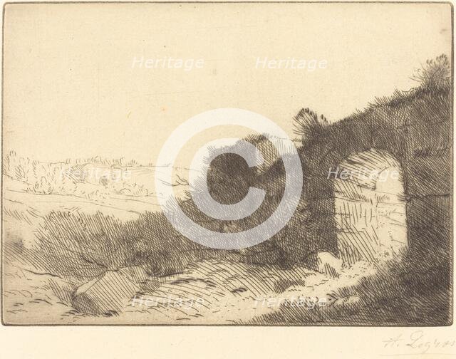 Roman Ruin (Ruine romaine). Creator: Alphonse Legros.