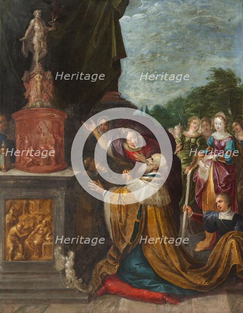 The Idolatry of King Solomon. Creator: Francken, Frans, the Younger (1581-1642).