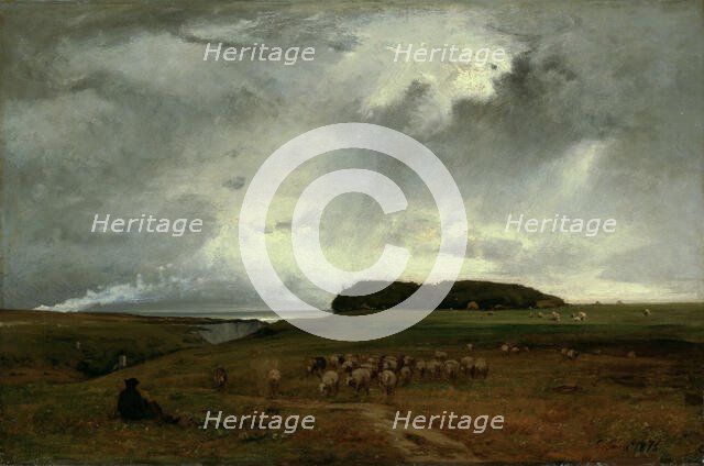 The Storm, 1876. Creator: George Inness.