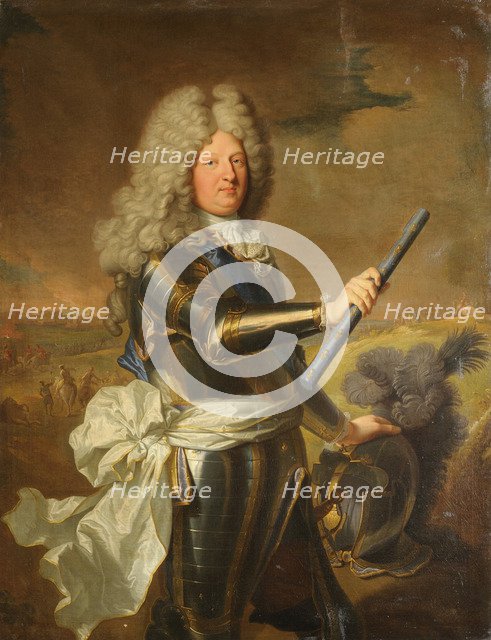 Louis de France, Dauphin (1661-1711), known as the Grand Dauphin, 1688. Artist: Rigaud, Hyacinthe François Honoré (1659-1743)