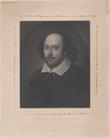 William Shakespeare, 1849. Creator: Samuel Cousins.