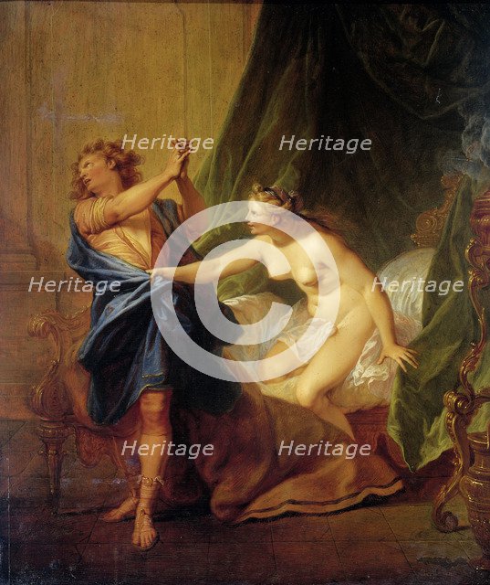 Joseph and Potiphar's Wife. Artist: Bertin, Nicolas (1668-1736)