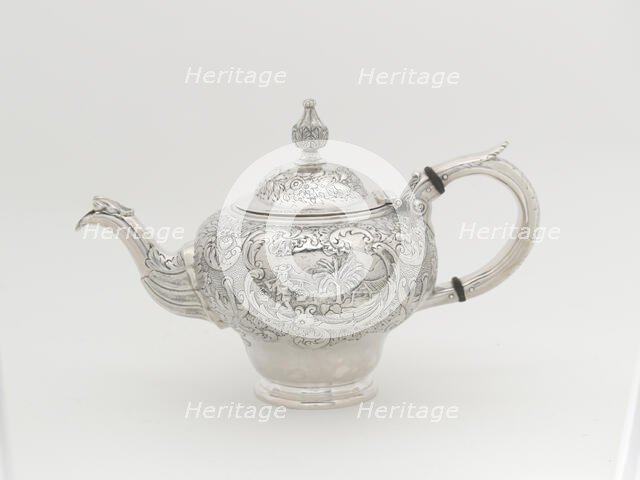 Teapot, 1848. Creator: Obadiah Rich.