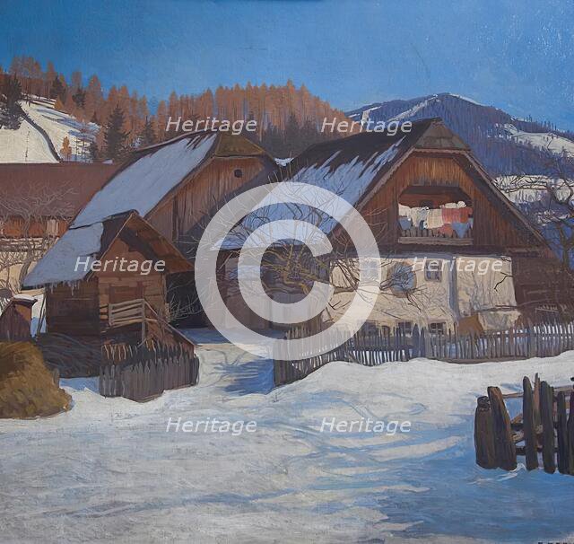 Farmhouse, 1914. Creator: Friedrich Beck.