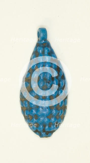 Pendant in the Form of a Cluster of Grapes, Egypt, New Kingdom, Dynasties 18-19 (abt 1550-1186 BCE). Creator: Unknown.