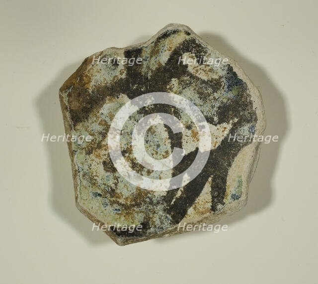 Fragment of a Bowl, 13th-14th century. Creator: Unknown.